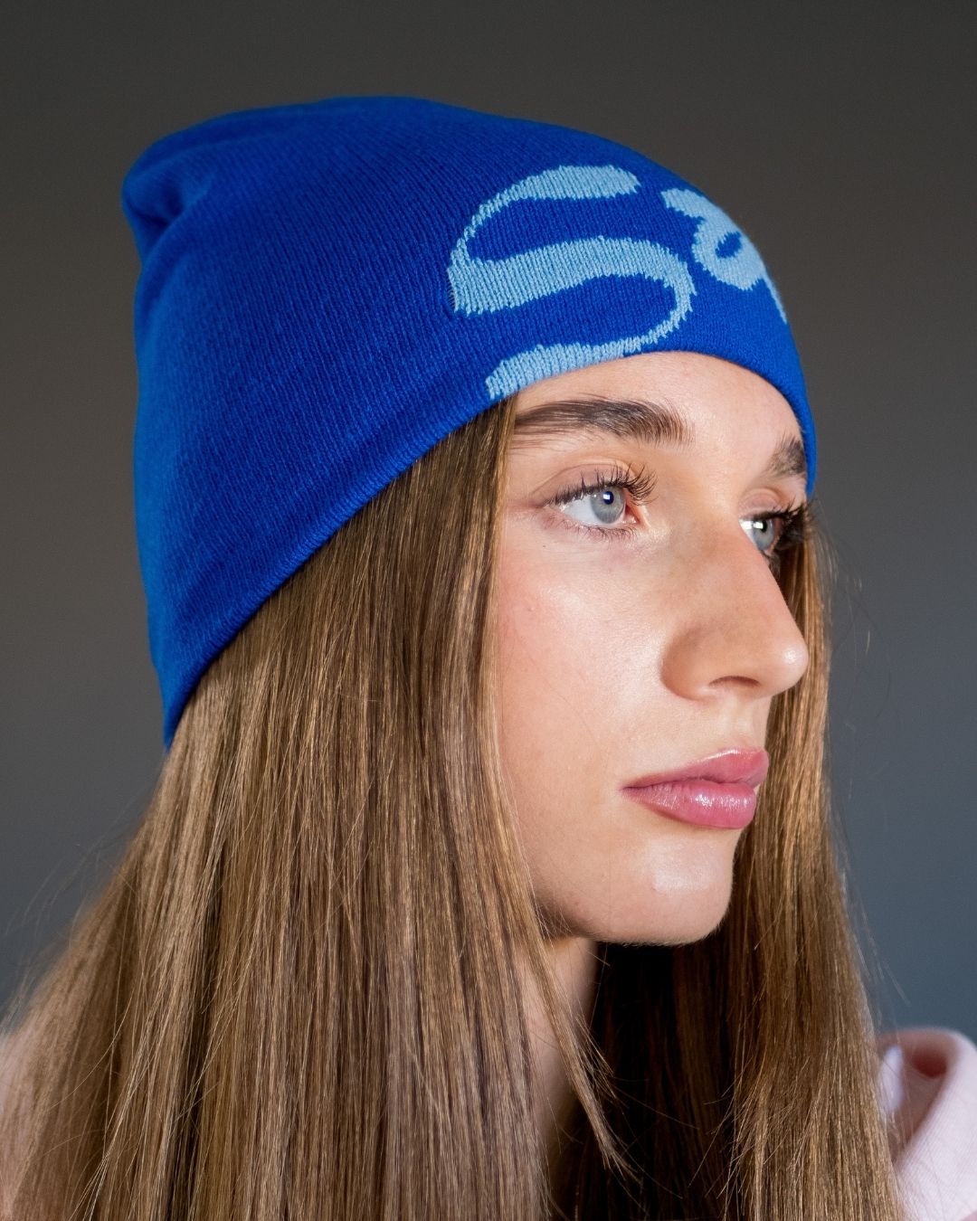 SatynBeanie Blue – Innenausstattung aus Satin