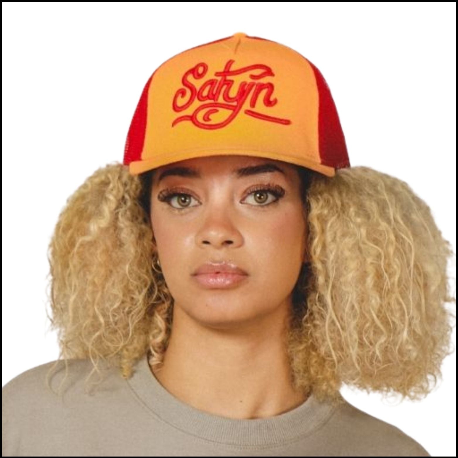 SatynCap Orange - Satin-Innenseite